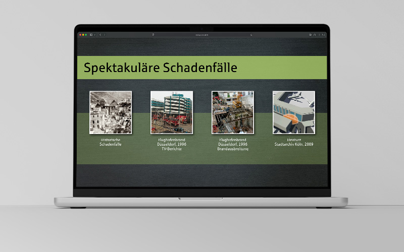 Web-App Spektakuläre Schadenfälle für Provinzial